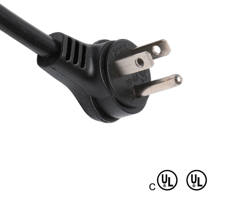 FY-3Q 15A 125V 米国標準 3 ピン エルボ プラグ