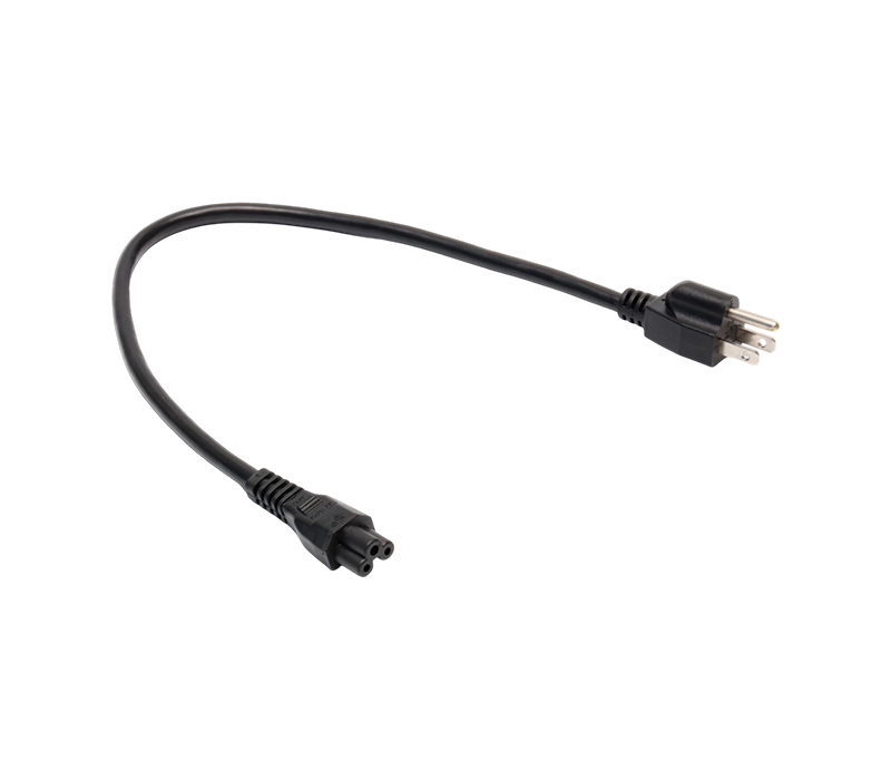 JT-3/FY-3+JT-ST2B/ST2B 15A 125V 3 ピン米国標準プラグ、IEC コネクタ C5 付き