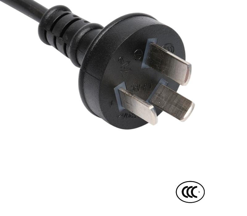 C3-16C 16A 250V 3 ピン中国標準ストレート プラグ