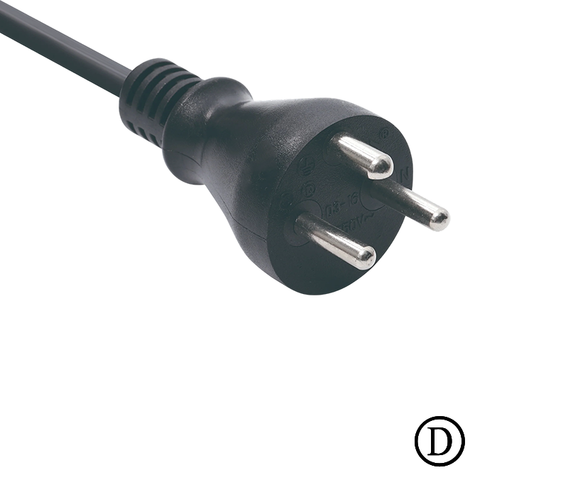 D3-16 16A 250V 3 ピン デンマーク語プラグ