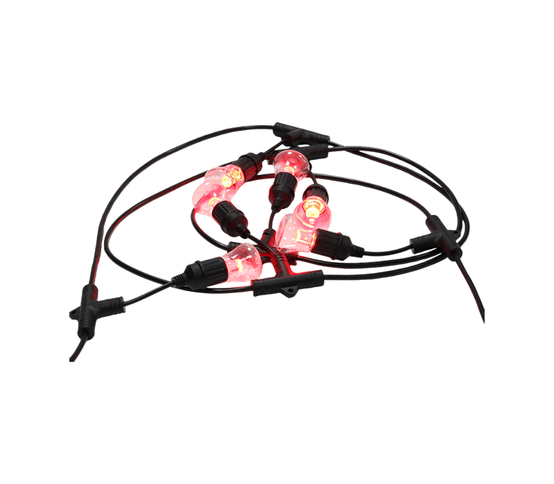 JD-RGB-B RGB LED ライト ストリップ、米国標準 2 ピン プラグおよび ETL 認証付き